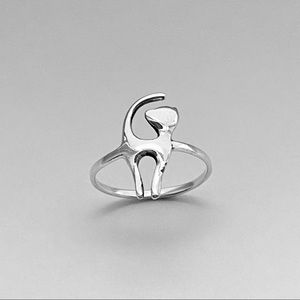 Sterling Silver Cat Ring, Kitty Rings, Kittens, Pet Animal Jewelry